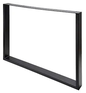 Hettich Tischgestell U 90 x 71 cm Stahl schwarz - 1 Stück