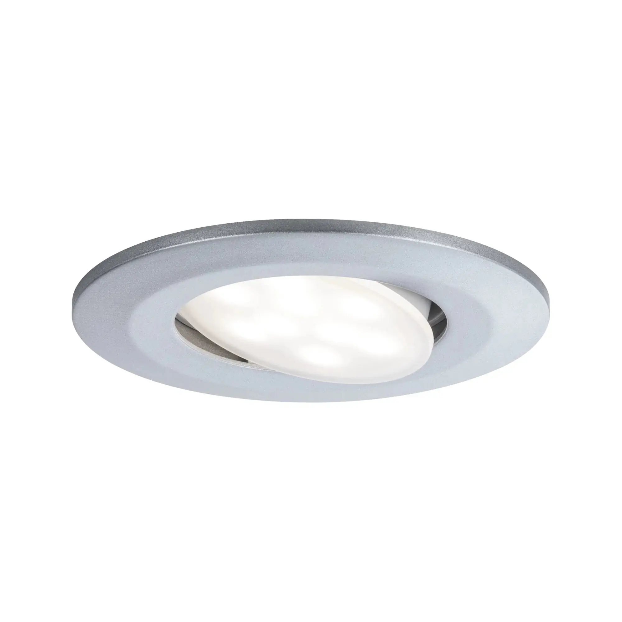 Paulmann LED-Einbauleuchte Calla Ø 9 cm neutralweiß chrom matt dimmbar 10er Set