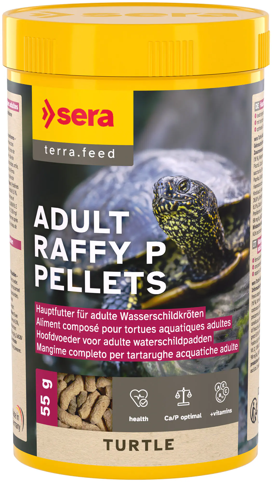 Sera Schildkrötenfutter Turtle Adult Raffy P Pellets 250 ml