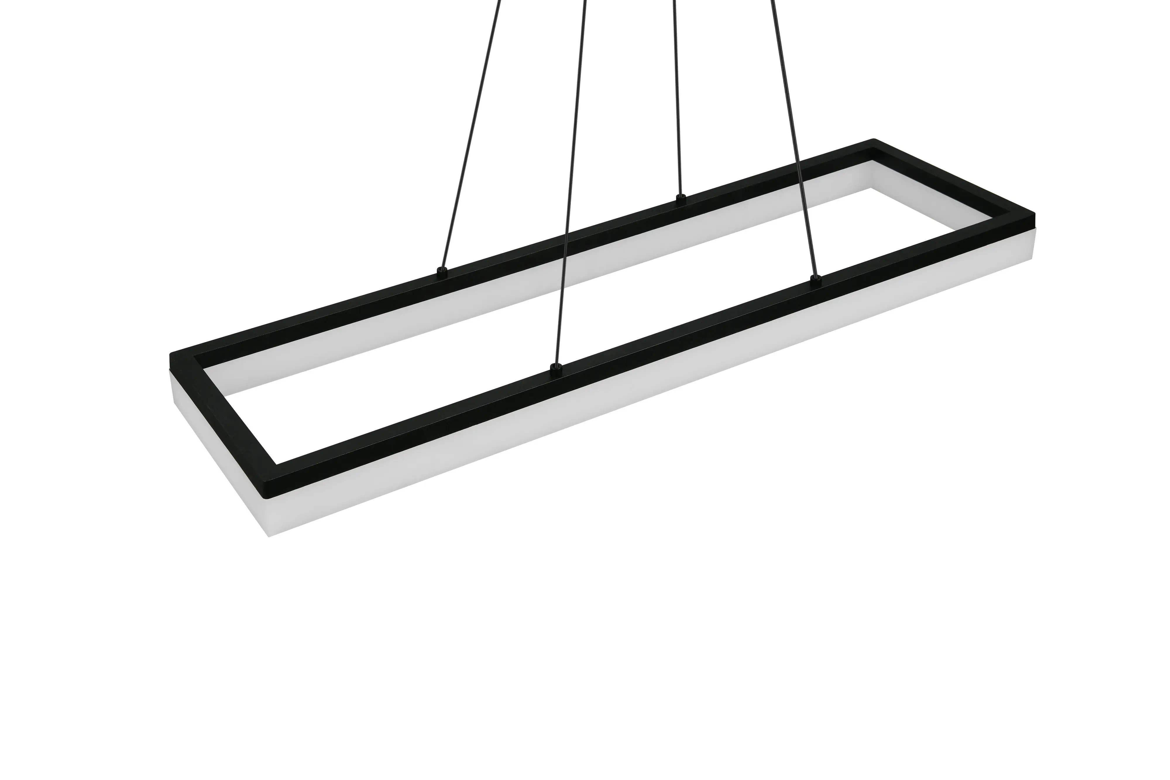Reality LED Pendelleuchte Camino 150 cm schwarz matt 27 W warmweiß