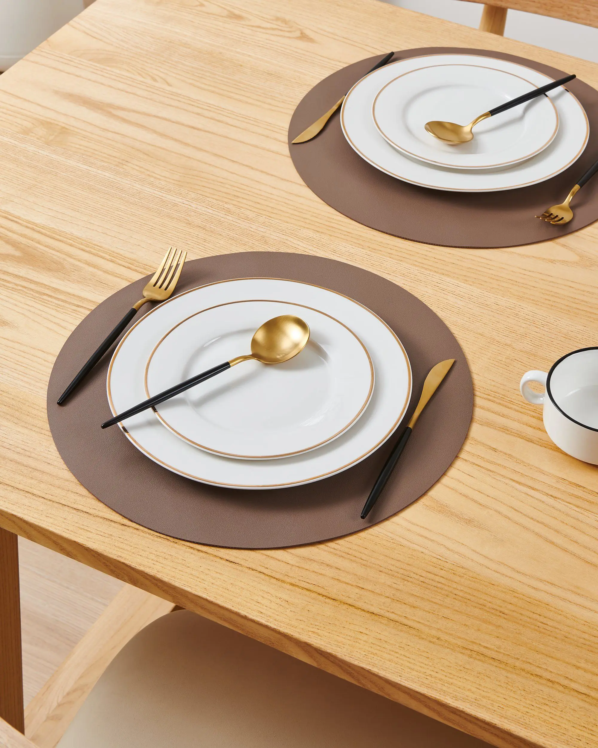 Vinanivao Platzset Ø 38 cm bronze/braun