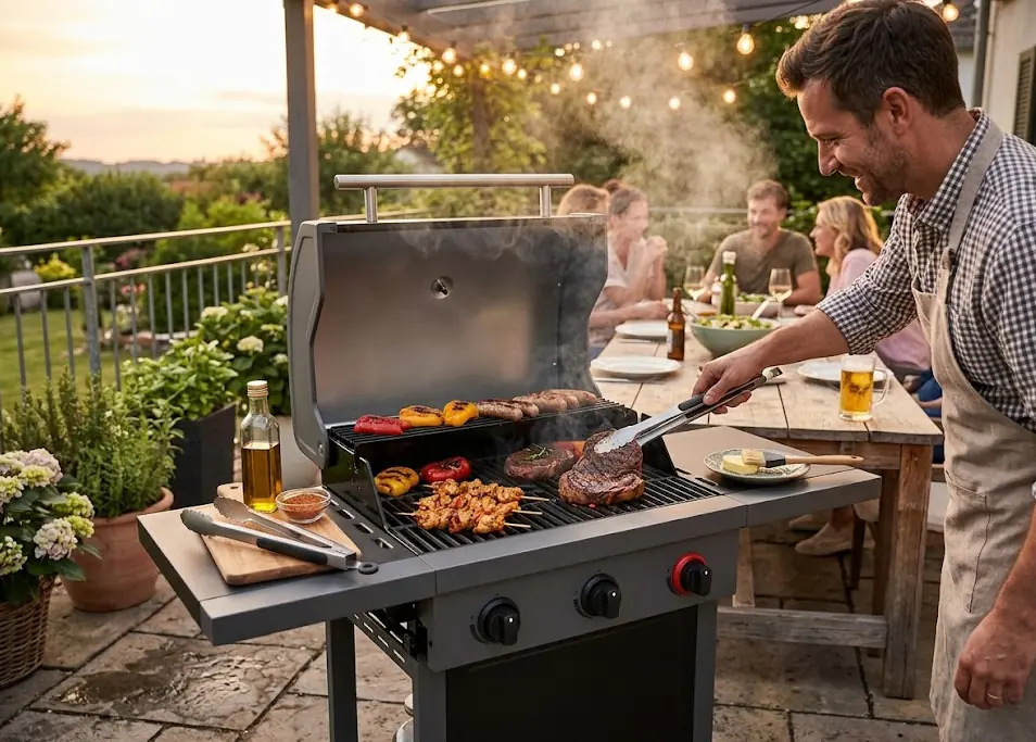 TrendLine Gasgrill Brooklyn 3 Brenner