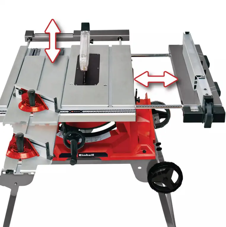 Einhell Expert Tischkreissäge TE-CC 250 UF klappbar Trolleyfunktion