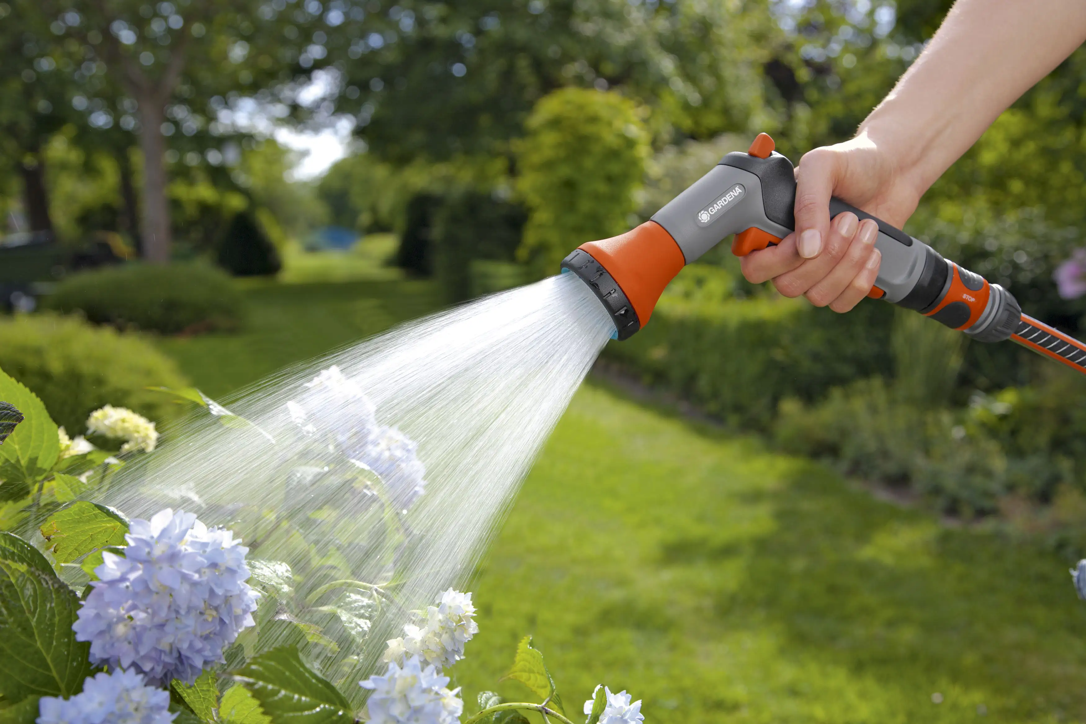 Gardena Bewässerungsbrause Set für Schläuche 13 mm (1/2") - 15 mm (5/8")