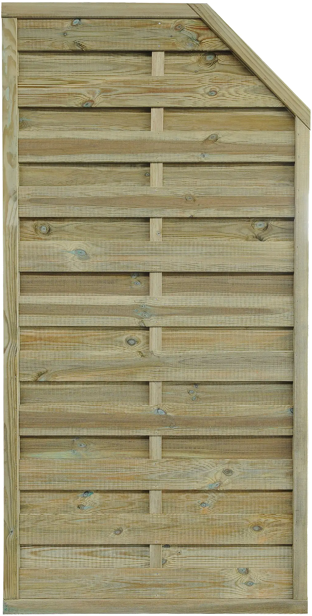 Sichtschutzzaun Rügen 90 x 180 cm, Abstufung, kesseldruckimprägniert