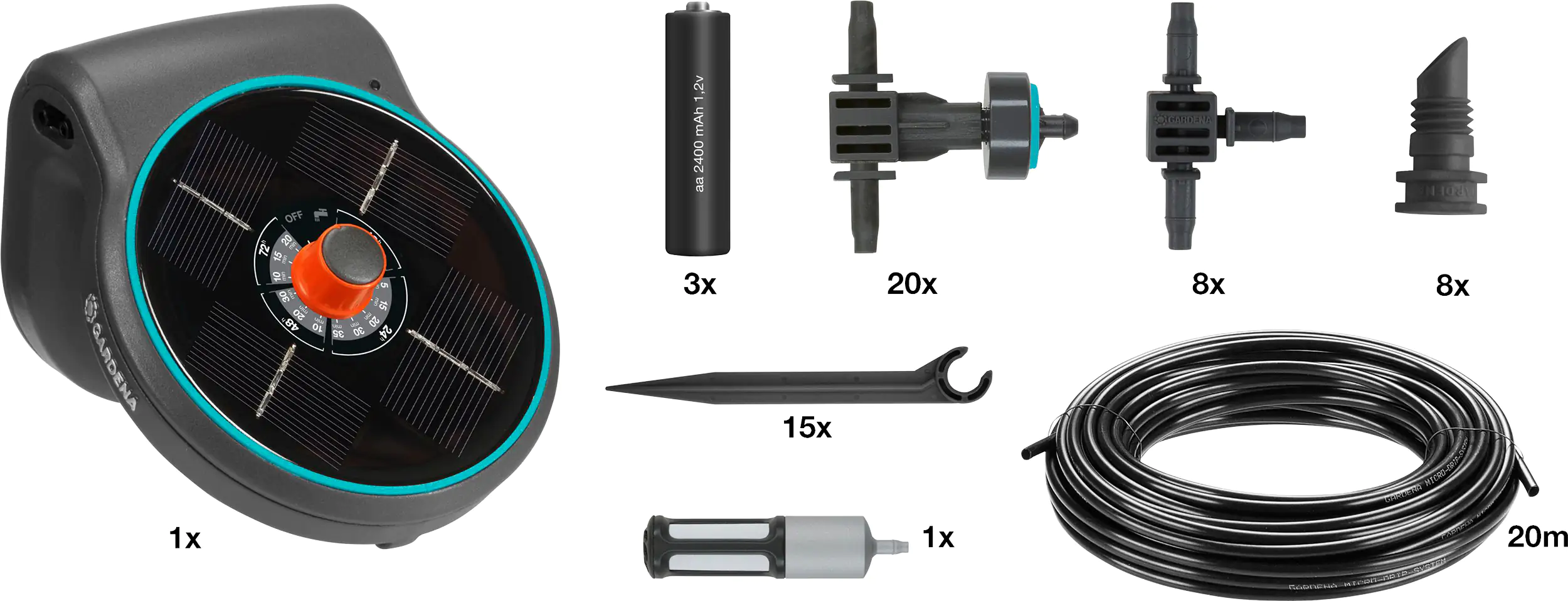 Gardena Solar Bewässerung aquaBloom Set
