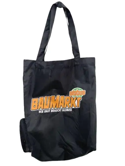 TrendLine Einkaufstasche mit Logo auf Taschenformat zusammenfaltbar