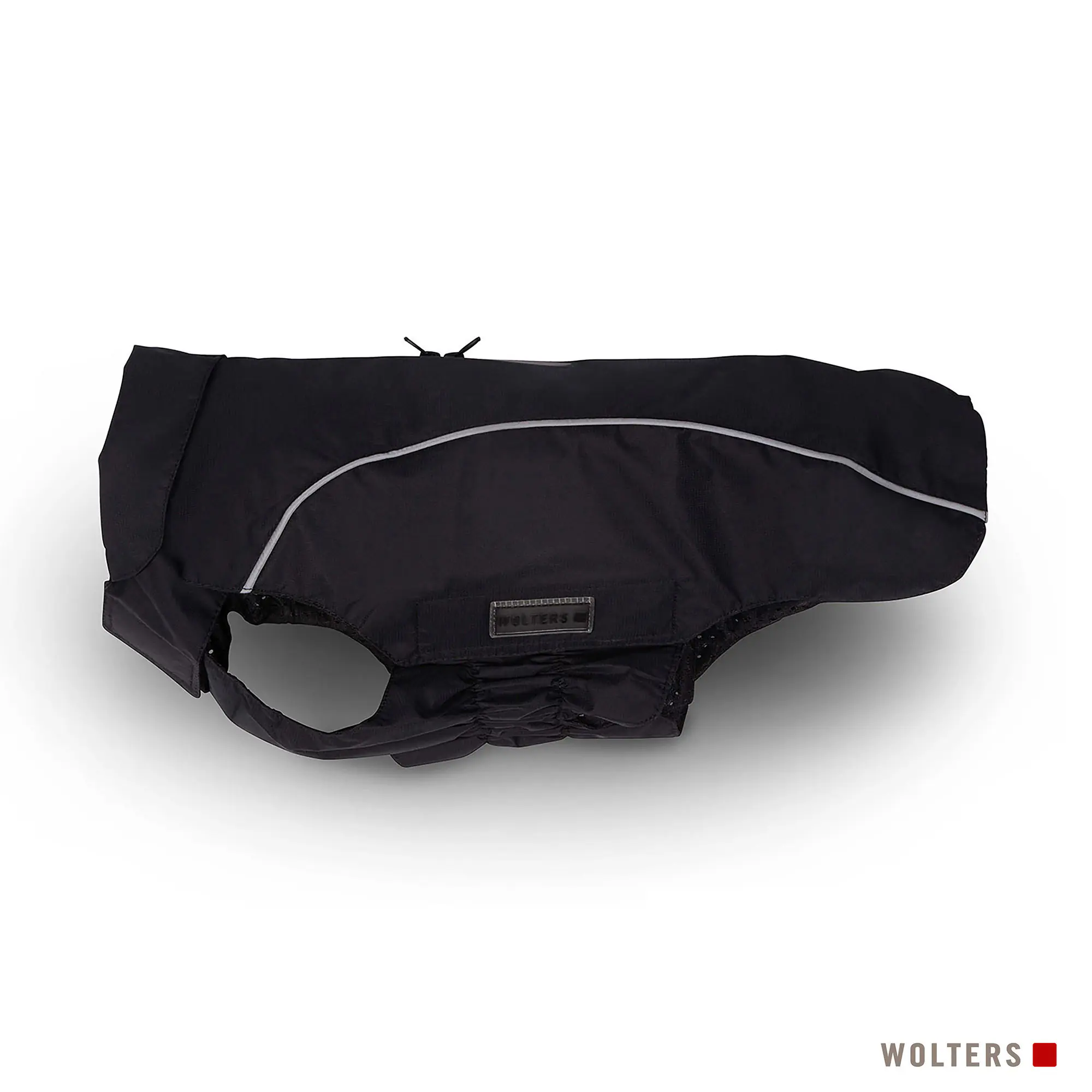 Wolters Hundebekleidung Regenjacke Easy Rain für Dackel schwarz