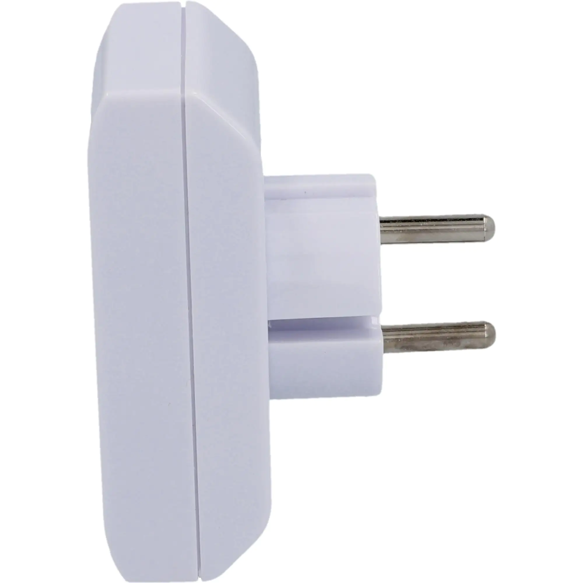 Euro-Adapter 2-fach flach weiß
