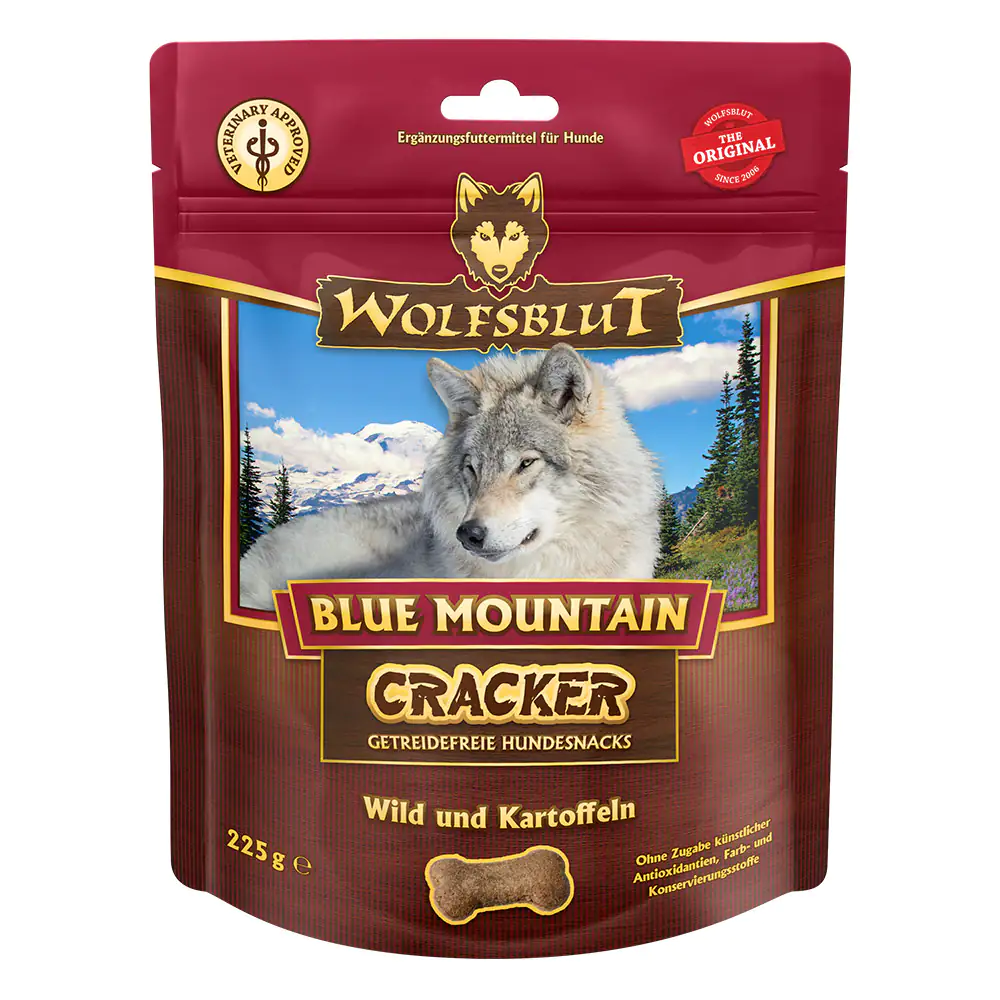 Wolfsblut Blue Mountain Cracker - Wild mit Kartoffel 225 g
