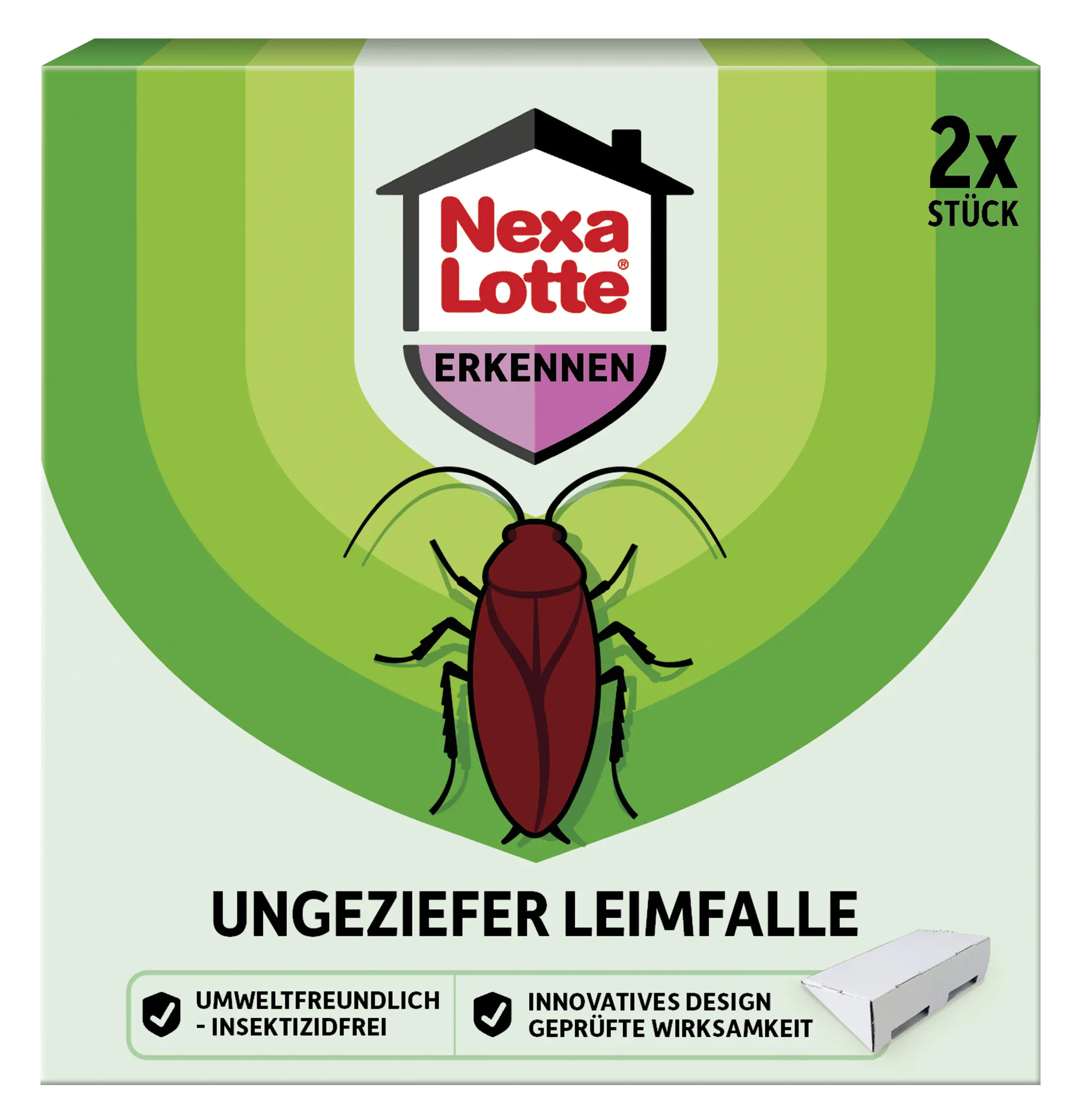 Nexa Lotte Ungeziefer-Leimfalle 2 Stück