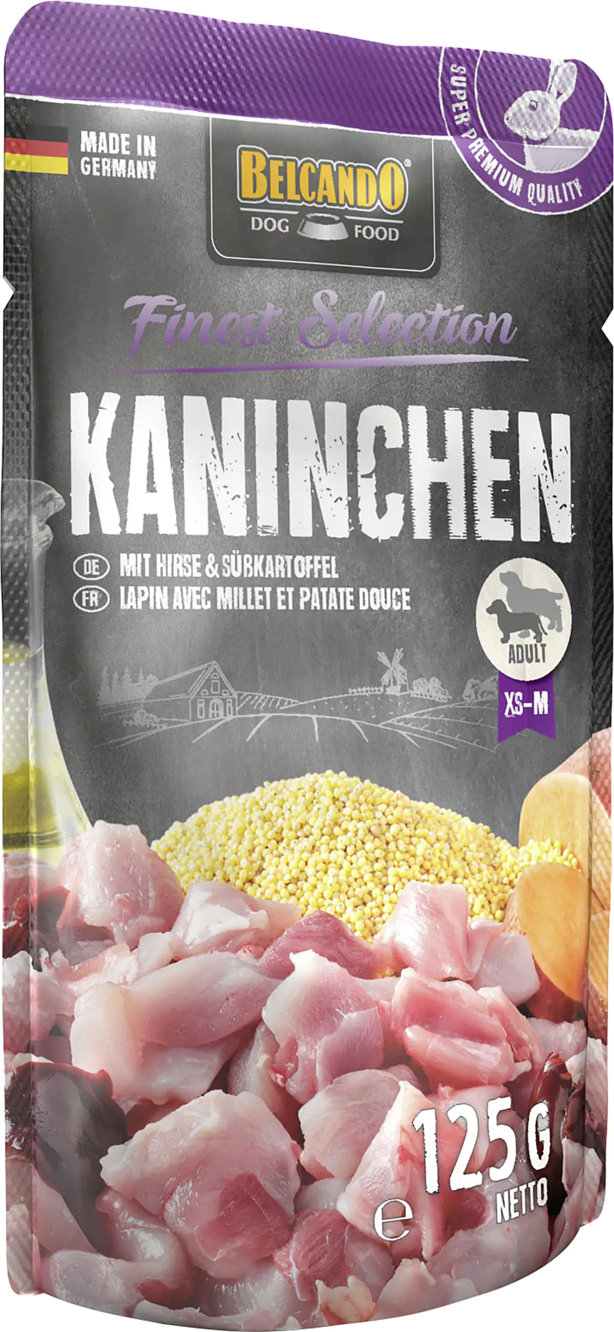 Belcando Hundenassfutter Finest Selection Adult glutenfrei 125 g Kaninchen