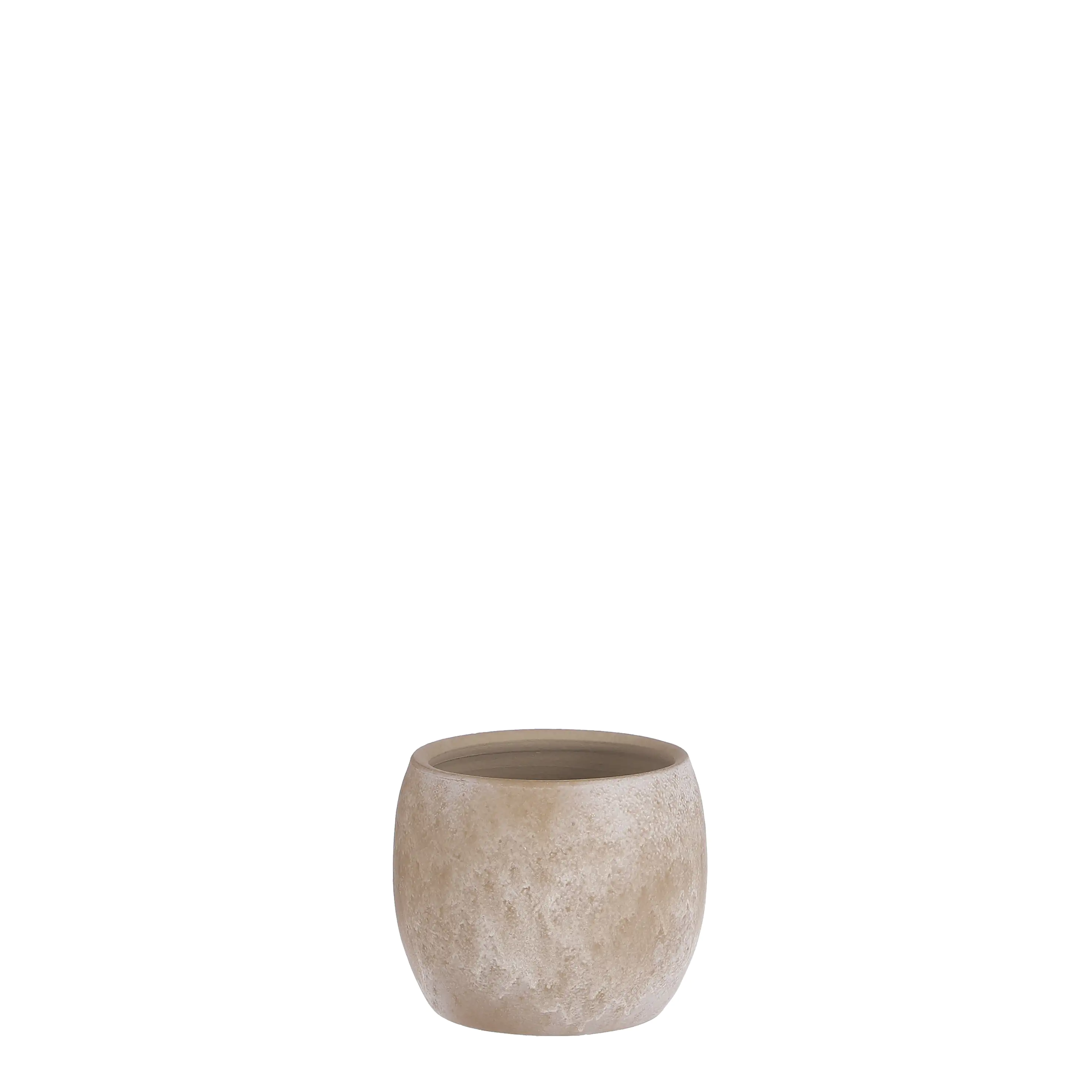 Mica Blumentopf Lester Ø 12 x 14 cm creme