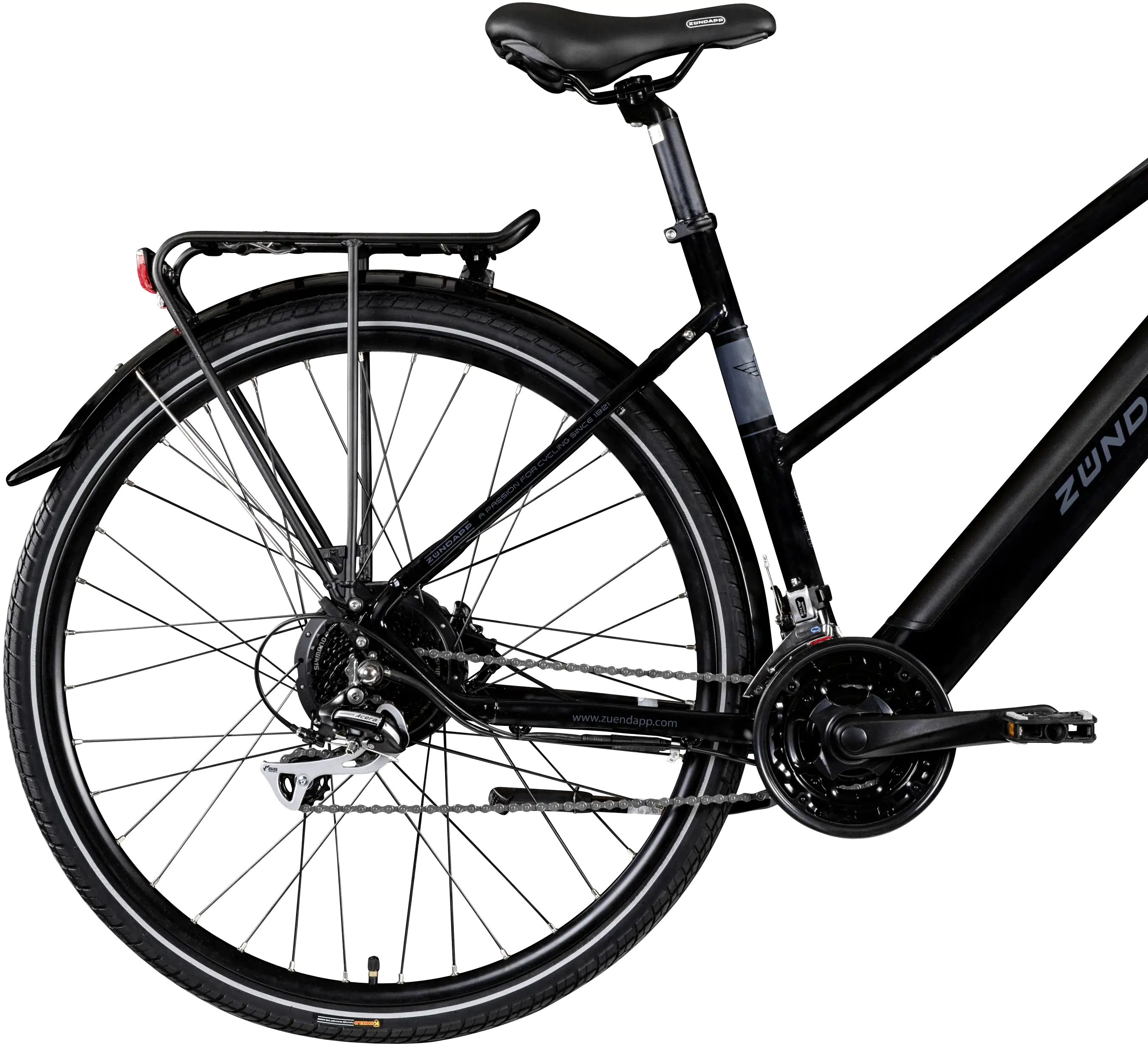 Zündapp E-Bike Trekking Z810 28 Zoll 8-Gang 550 Wh schwarz grau