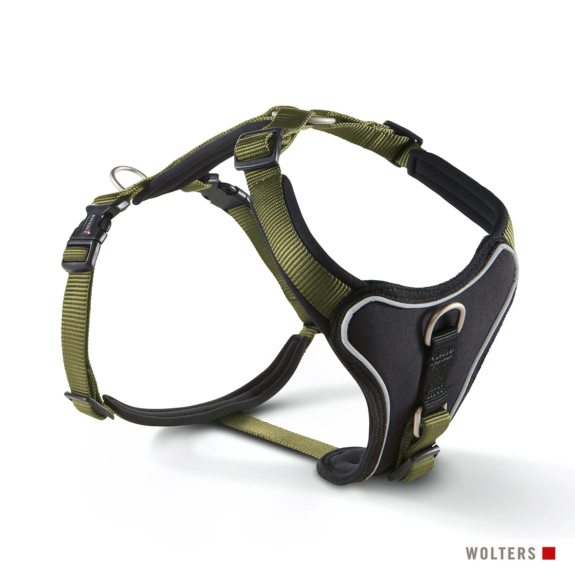 Wolters Hundegeschirr Professional Comfort olive/schwarz