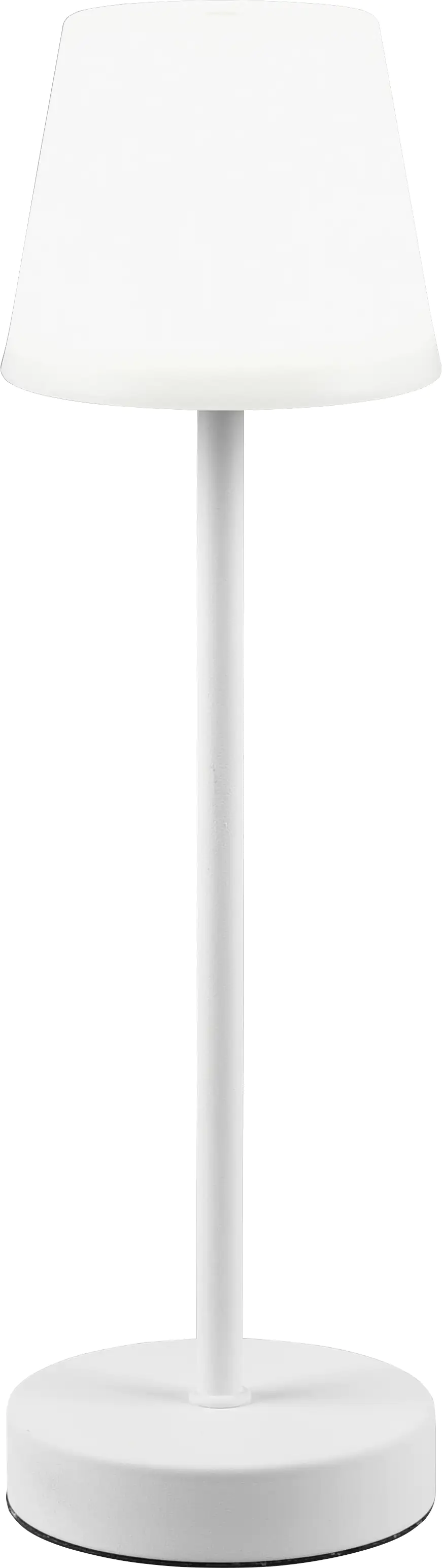 Reality Leuchten LED Akku-Tischleuchte Martinez weiß matt 39 cm TW