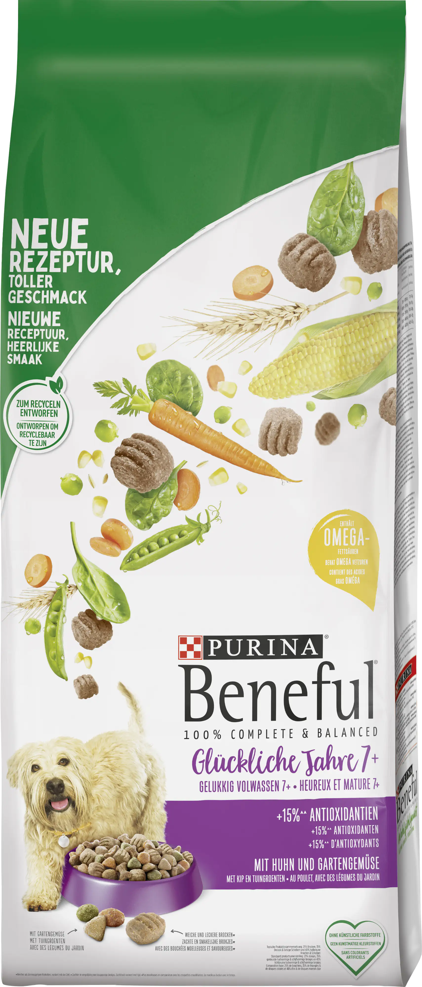 Purina Beneful Hundetrockenfutter Senior 12 kg Huhn & Gemüse 