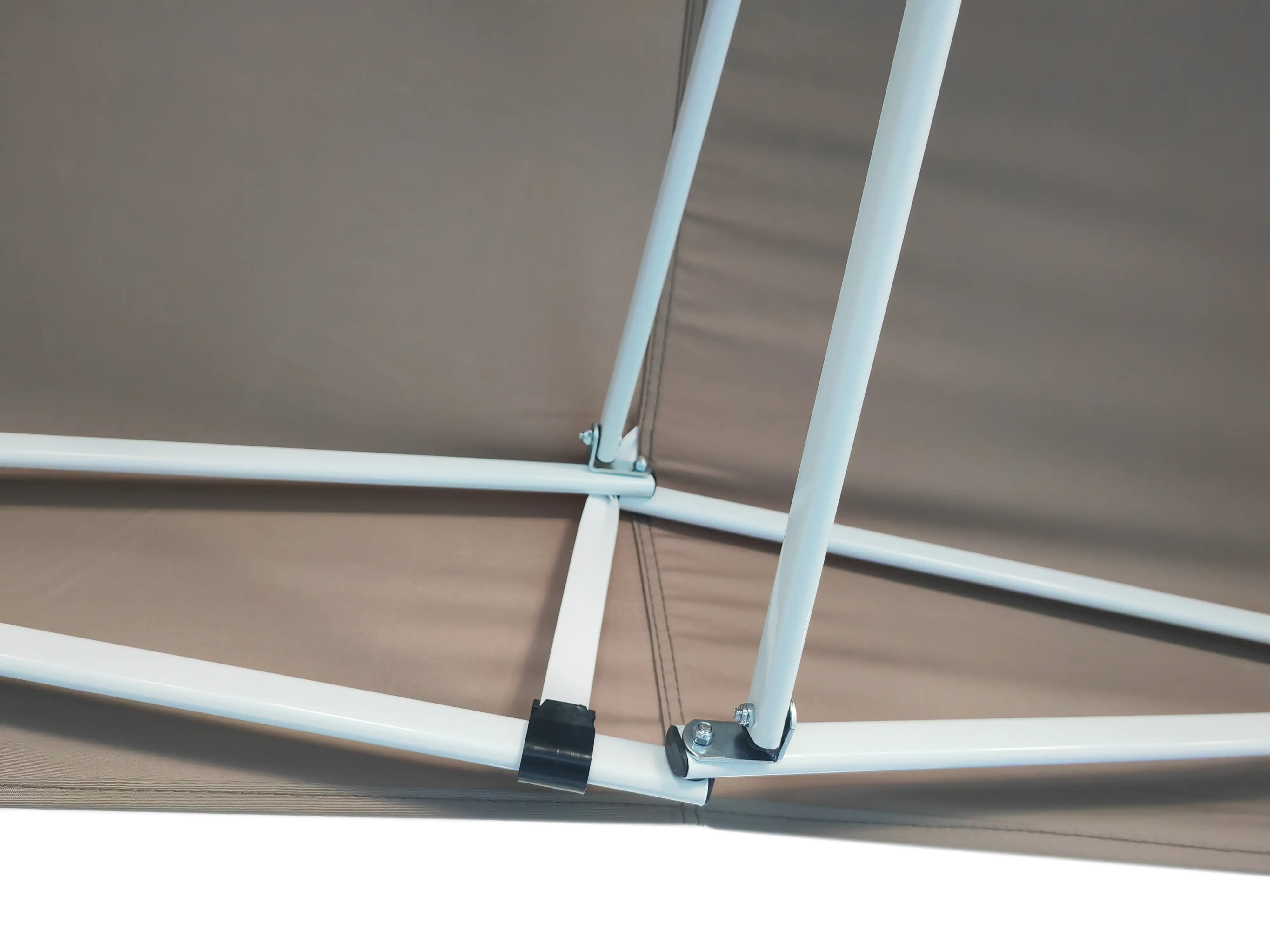 TrendLine Faltpavillon taupe, 295 x 295 cm
