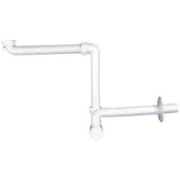 Cornat Waschtisch-Raumsparsiphon 1 1/4" Dallmer Kunststoff, weiß