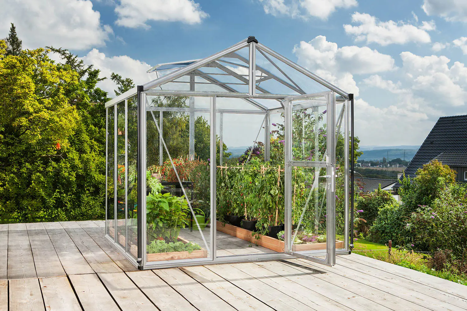Vitavia Gewächshaus Zeus 6200 ESG 3 mm 266 x 250 cm