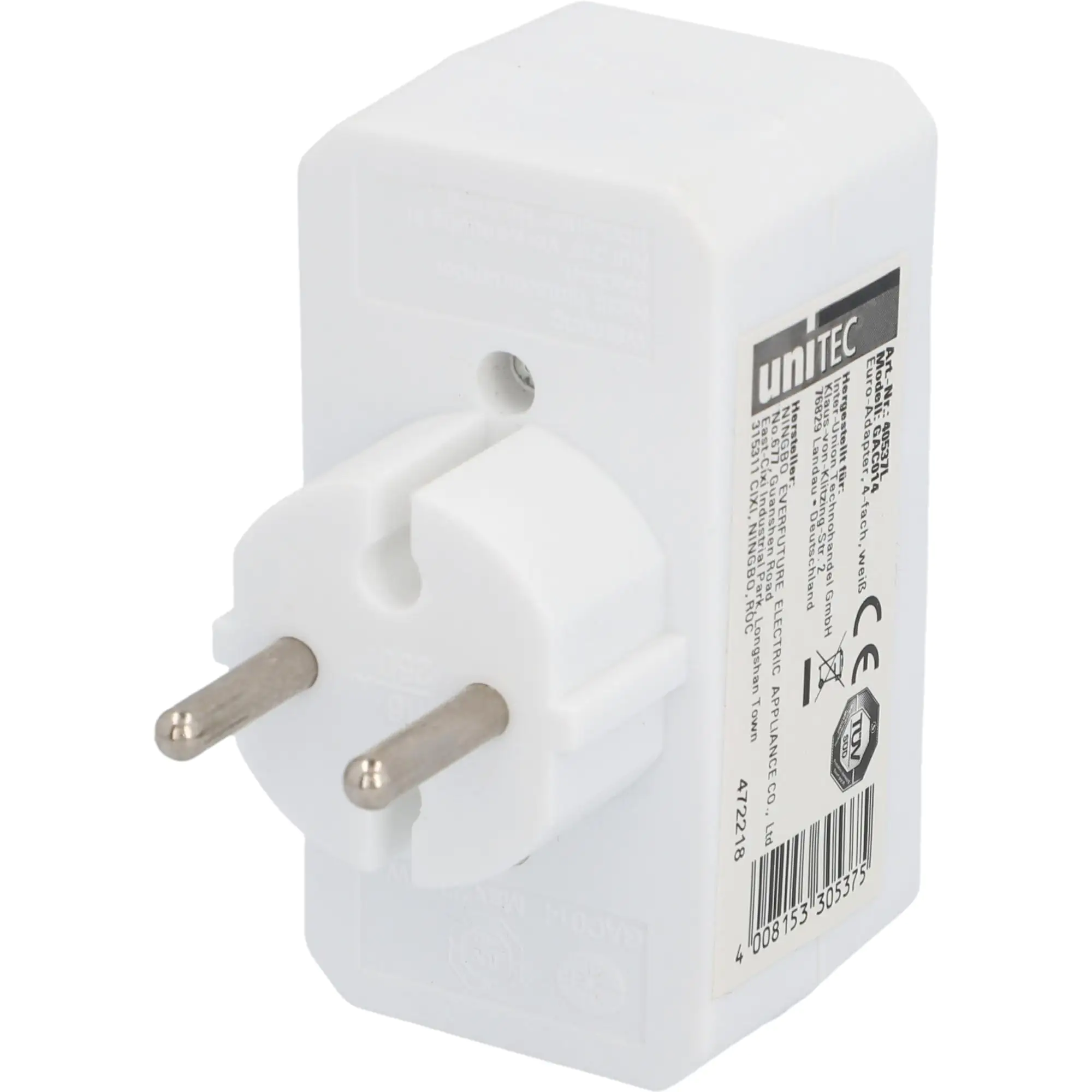 Euro-Adapter 4-fach weiß