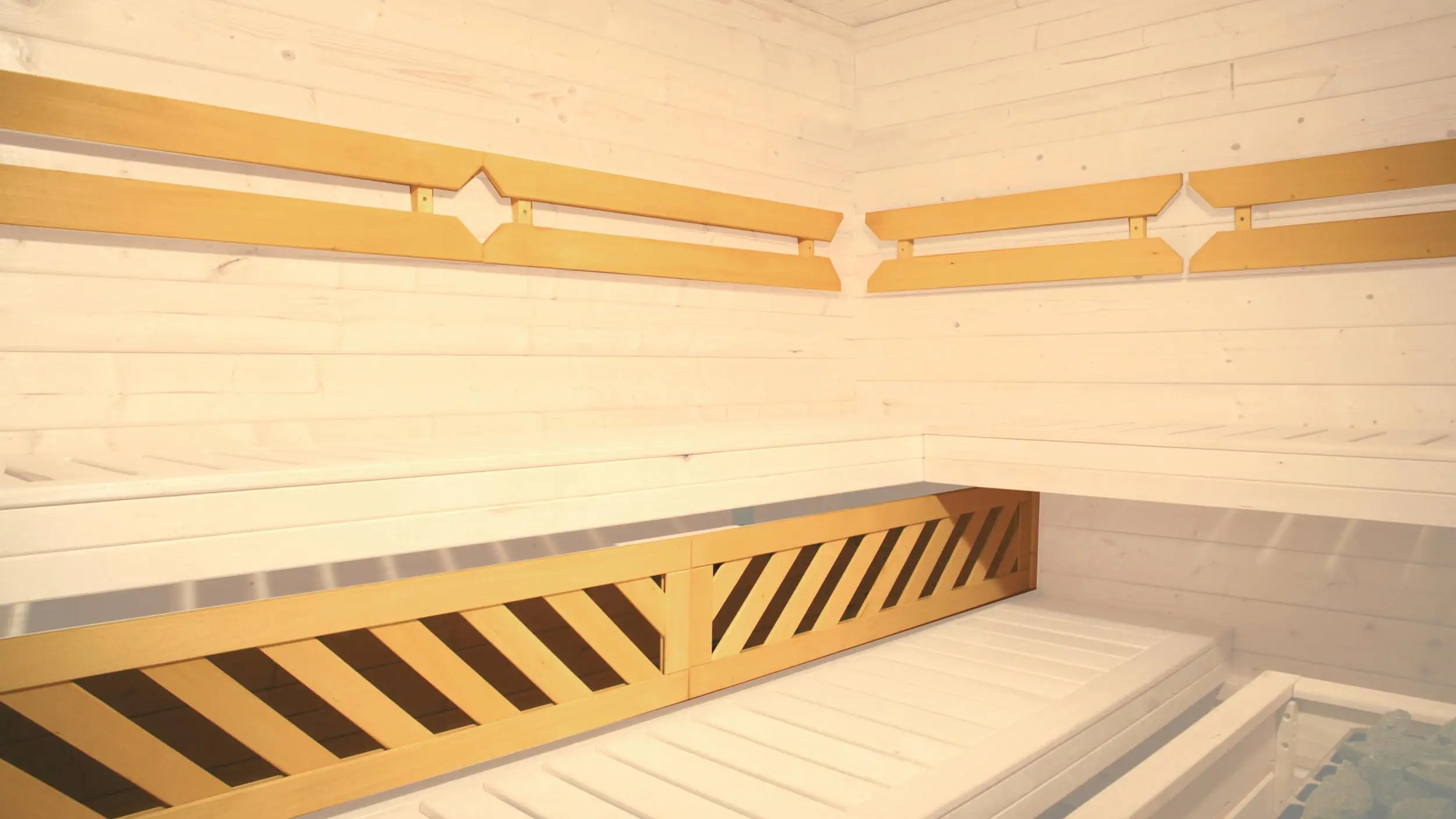 Weka Element-Designsauna Sara 2 Set 1 mit Glastür 2 Fenstern und OS Saunaofen