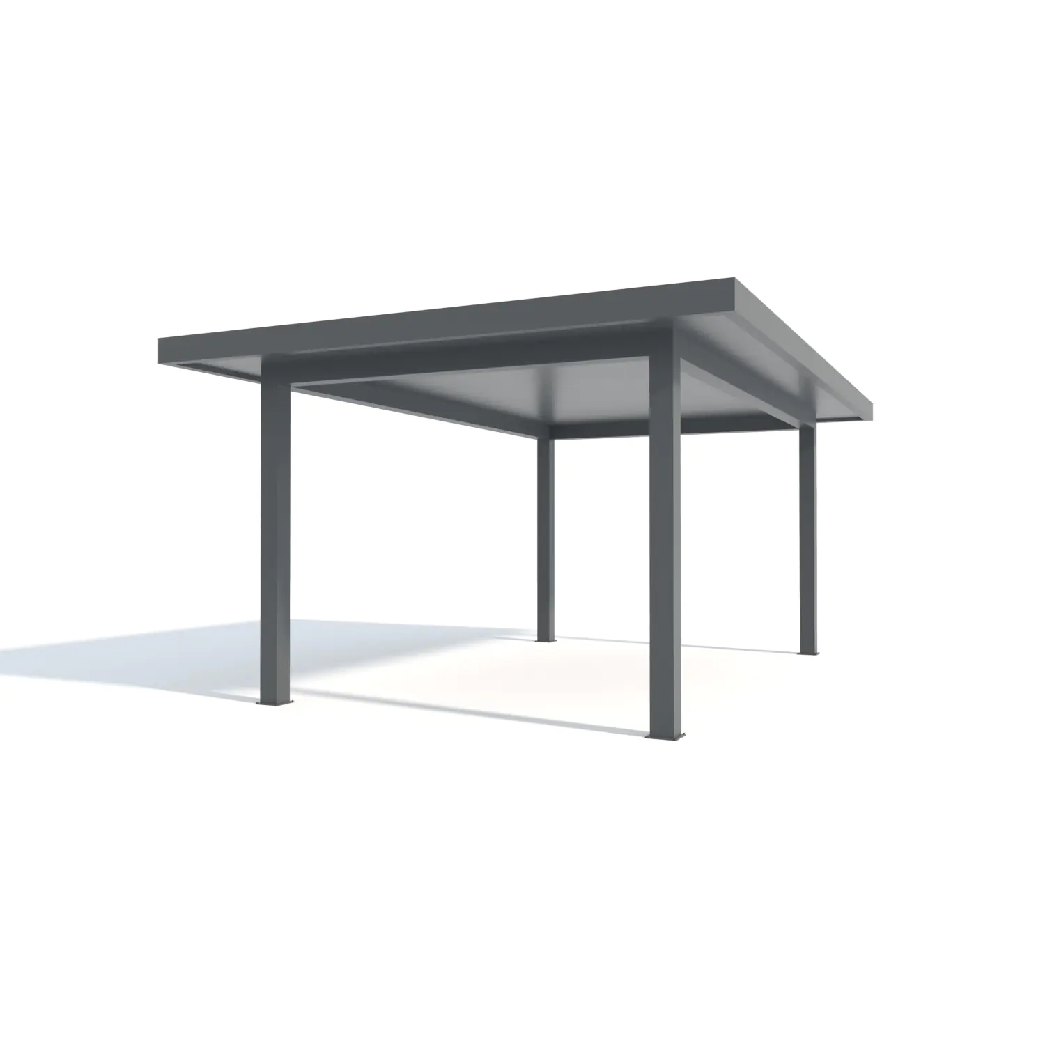 Carport Style 500 x 700 cm grau