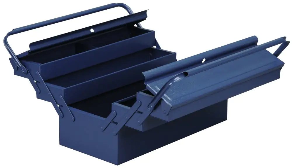 Allit Werkzeugkasten Stahlblech McPlus Metall 5/47 blau ohne Inhalt