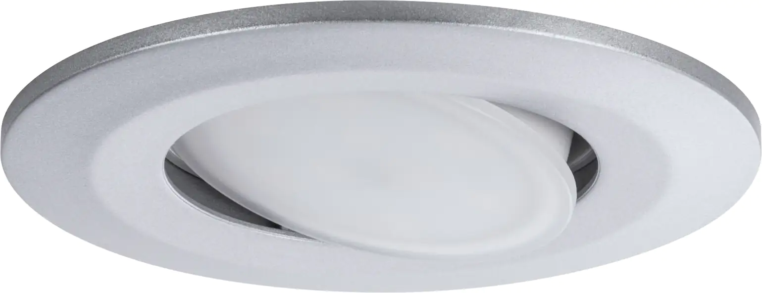 Paulmann LED Einbauleuchte Set Calla chrom matt schwenkbar Ø 9 cm 