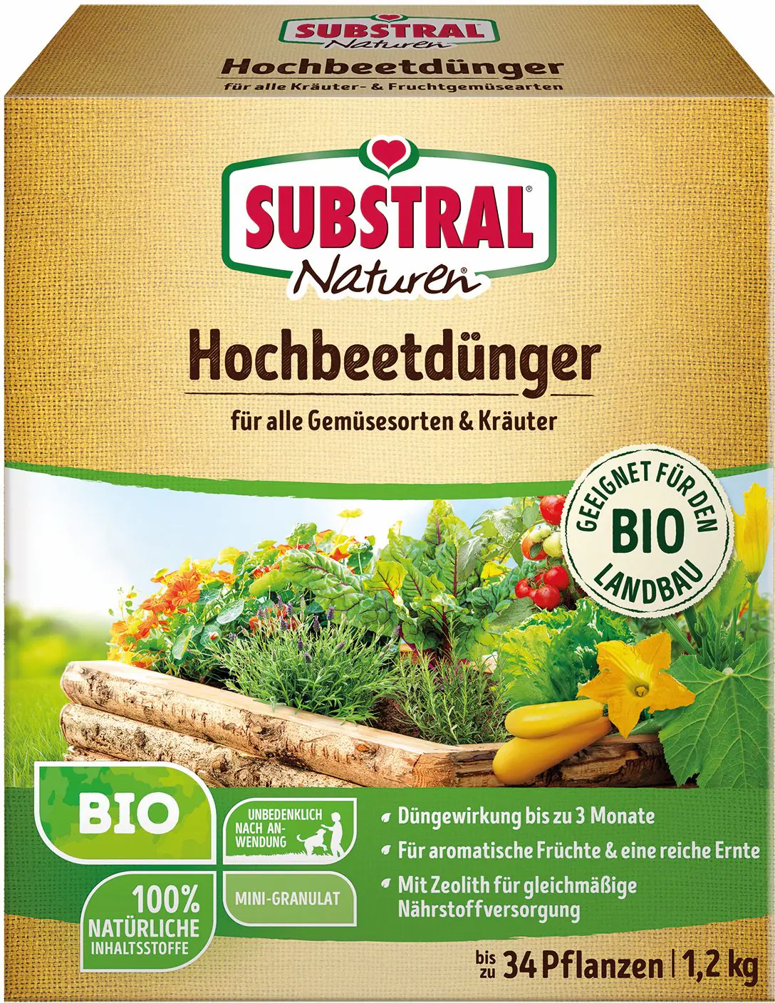 Substral Naturen Hochbeetdünger 1,2 kg