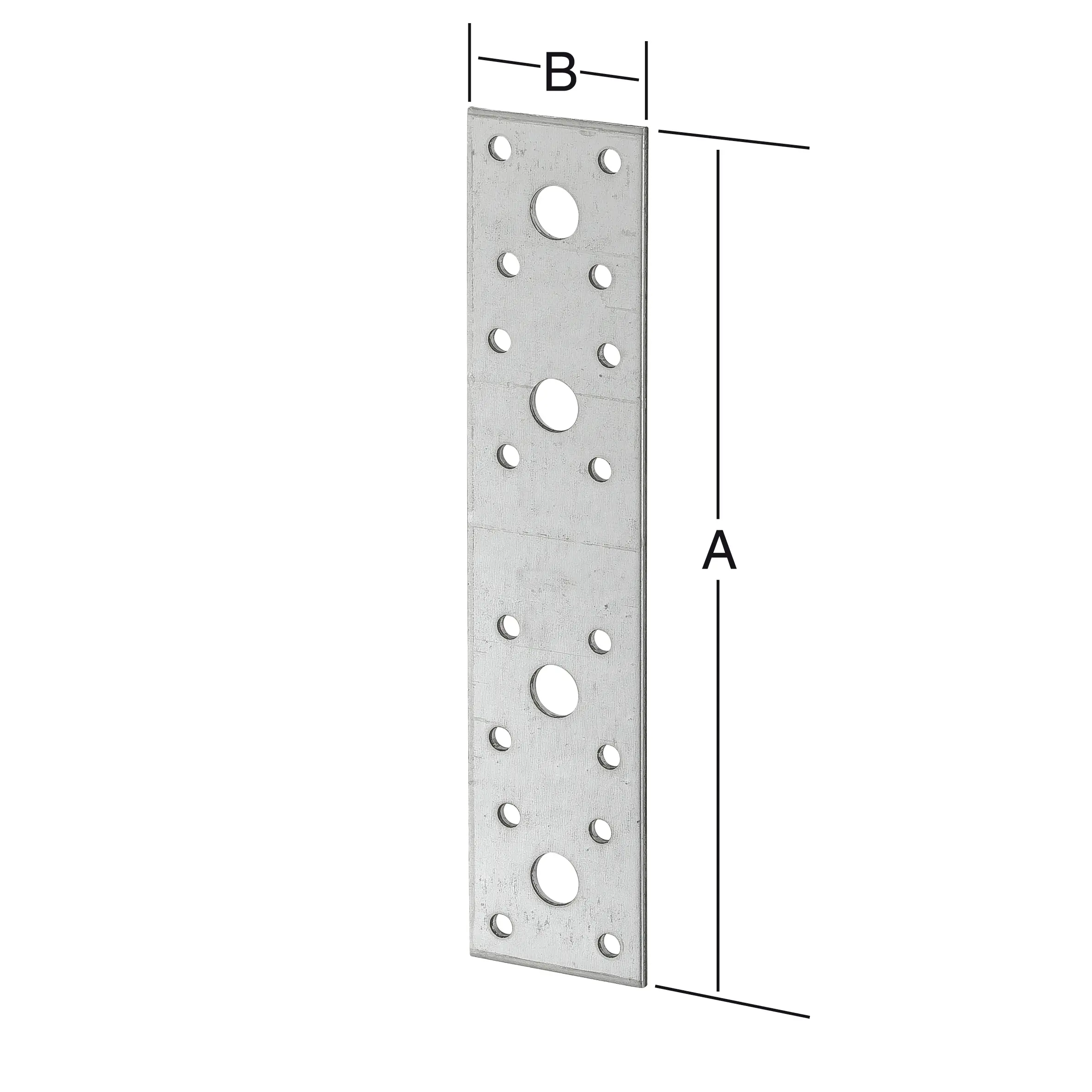 Vormann Flachverbinder sendzimir verzinkt 180 x 40 mm