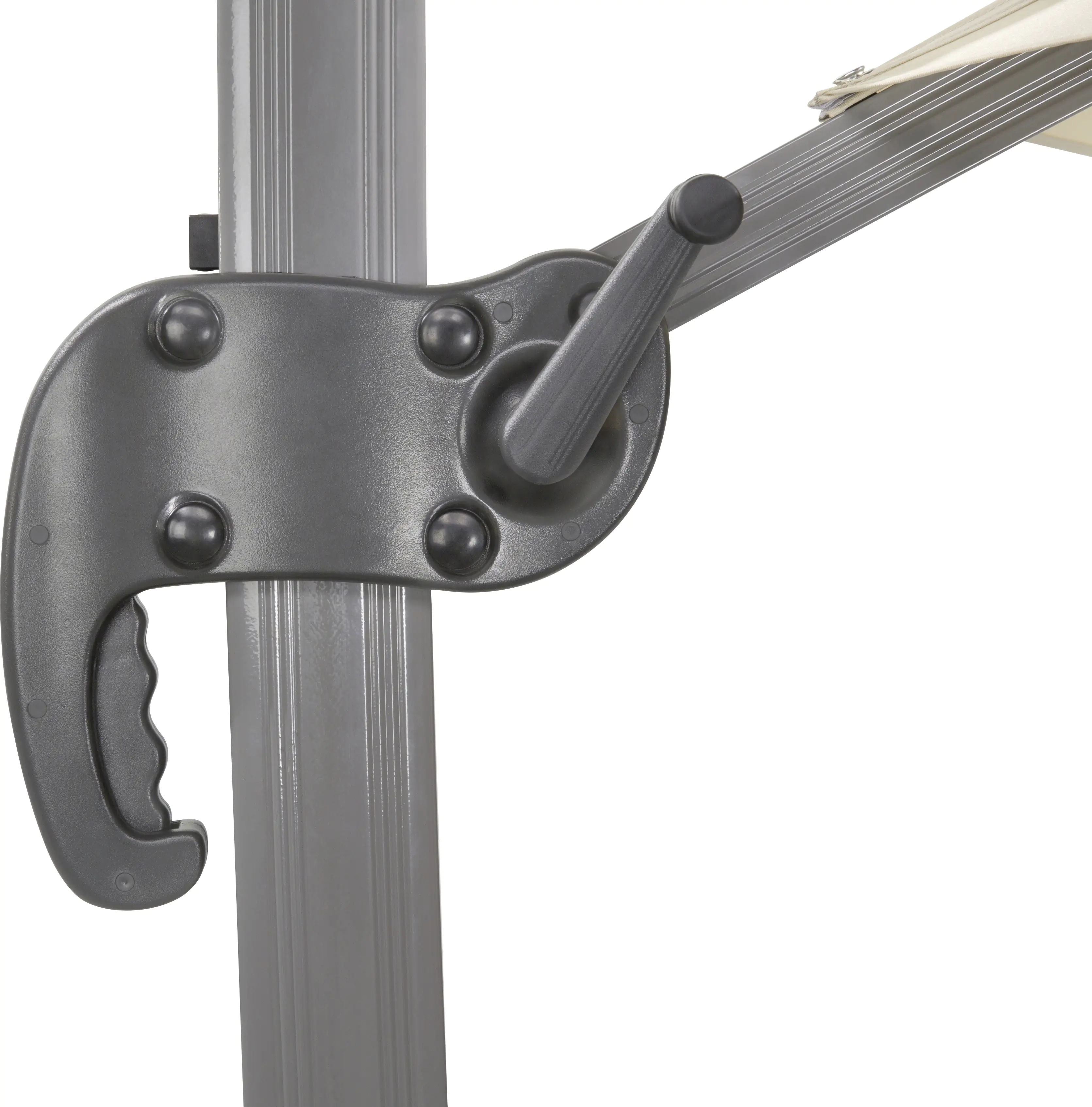 Schneider Ampelschirm Rhodos Rondo sand Ø 350 cm