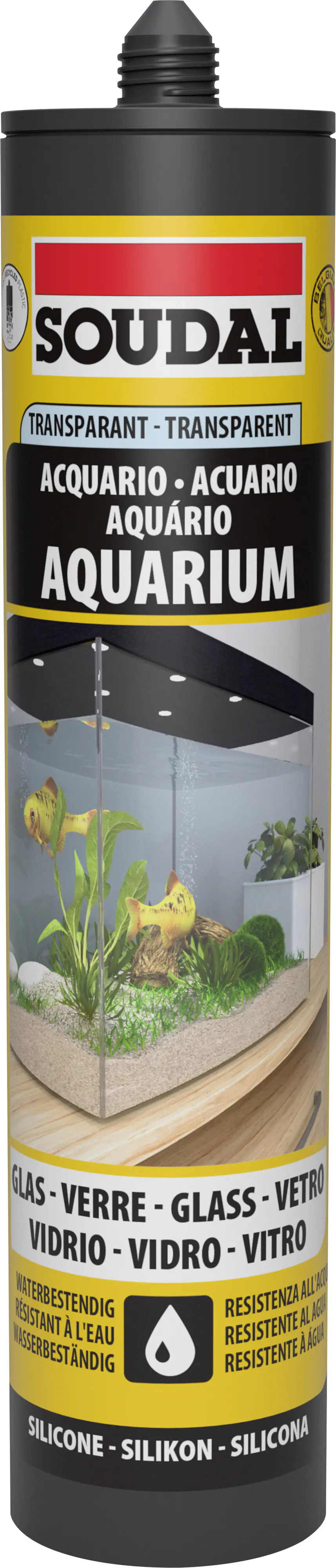 Soudal Silikon-Aquarium transparent 290 ml