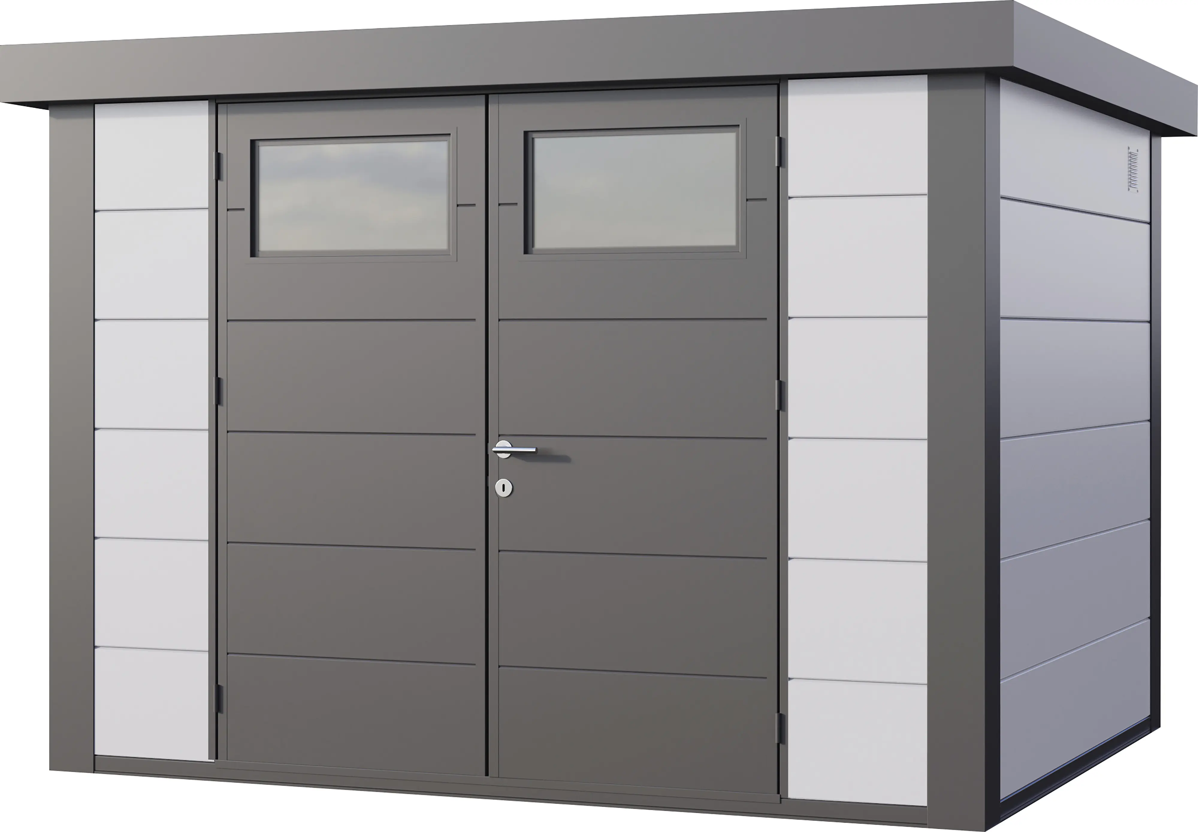 Telluria Gerätehaus Classico 3024 weiß 298 x 238 cm