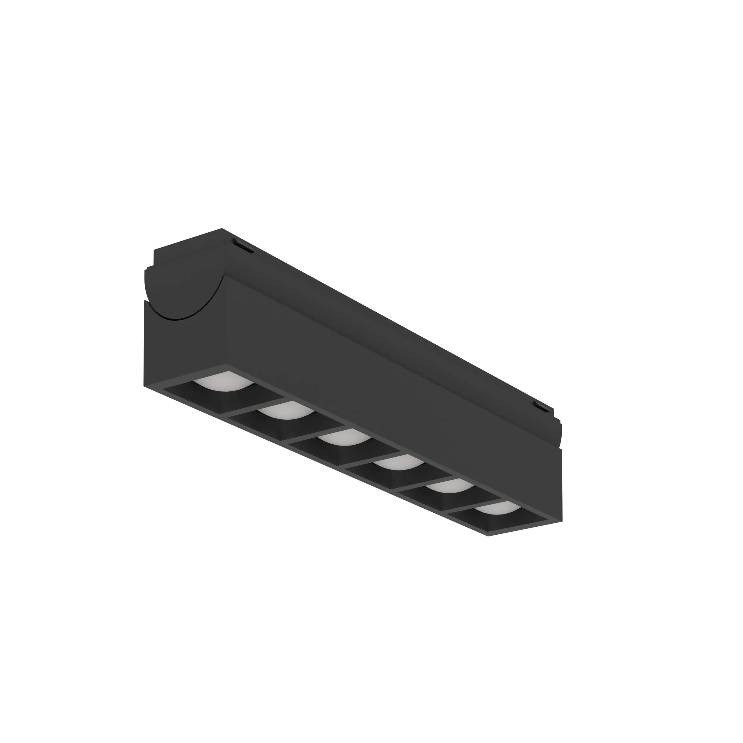 Eglo LED Spot Tplus 6 Lens 6W, Kunststoff schwarz mit Leuchtmittel