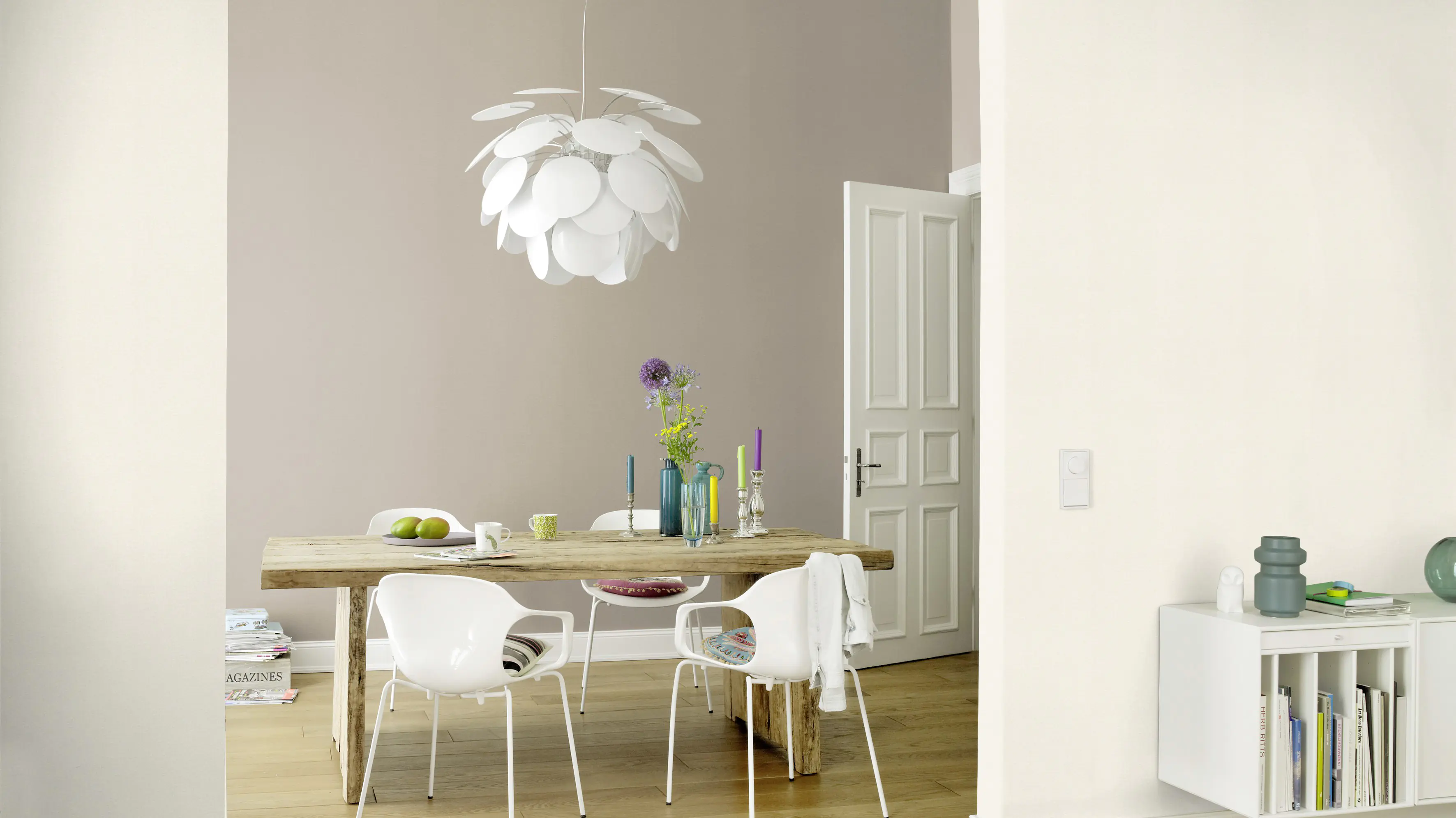 Rasch Vliestapete 555868 Beige-Leinen dunkel Uni 10,05 m x 0,53 m