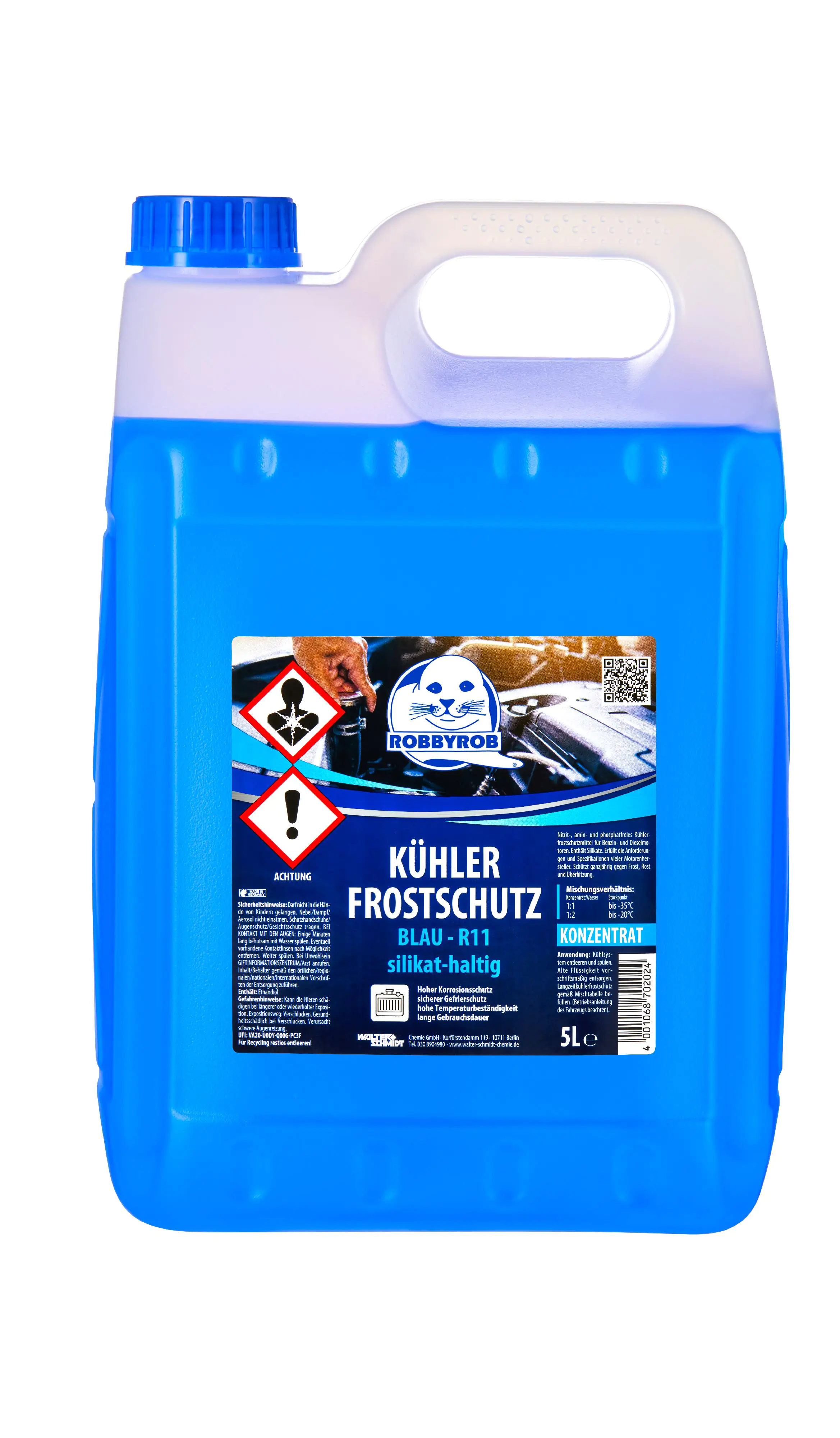 Robbyrob Kühlerfrostschutz blau 5L