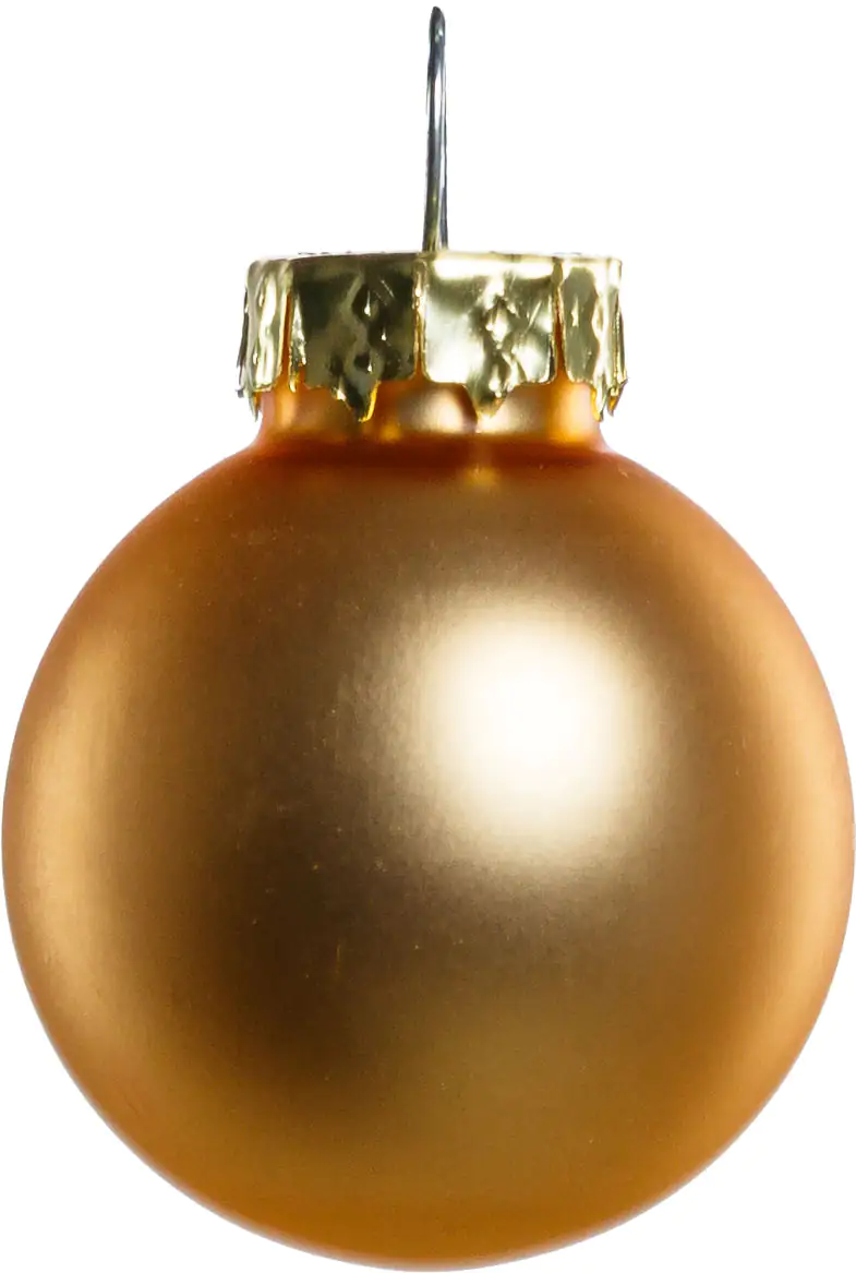 TrendLine Weihnachtskugeln aus Glas Ø 2,5 cm gold 24 Stück
