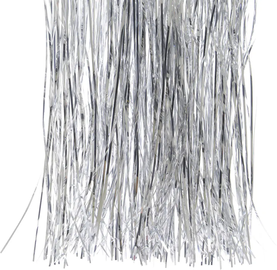 Kaemingk Vinyllametta glanz silber 50 x 40 cm