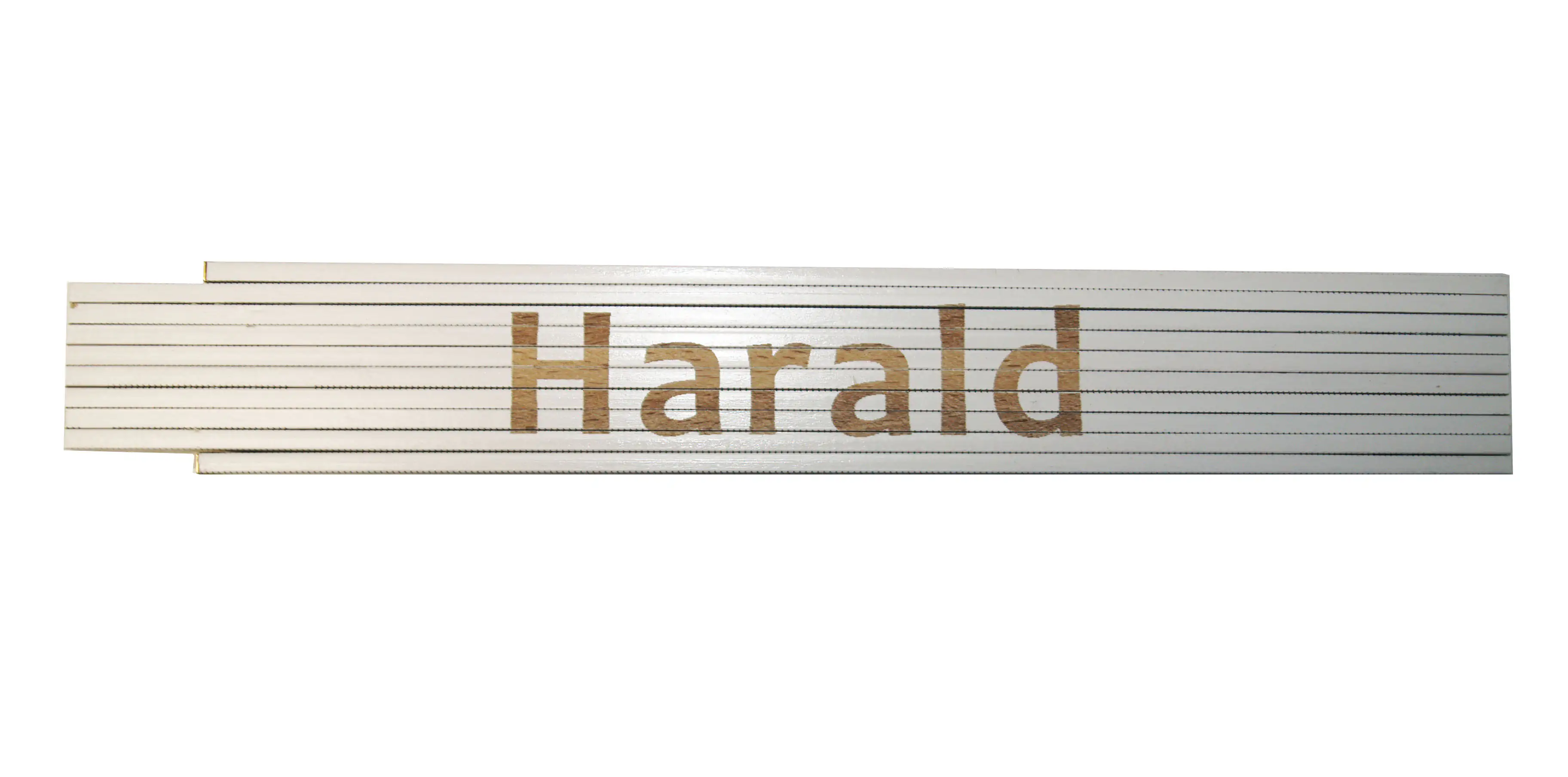 Zollstock Harald 2 m weiß