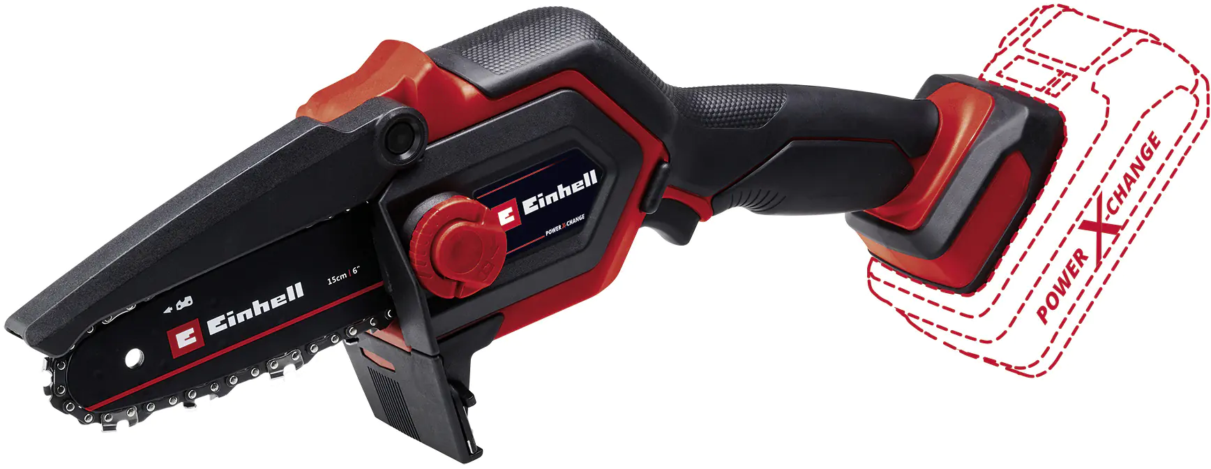 Einhell Akku Gehölzschneider GE-PS 18/15 Li BL-Solo 12,5 cm Schnittlänge