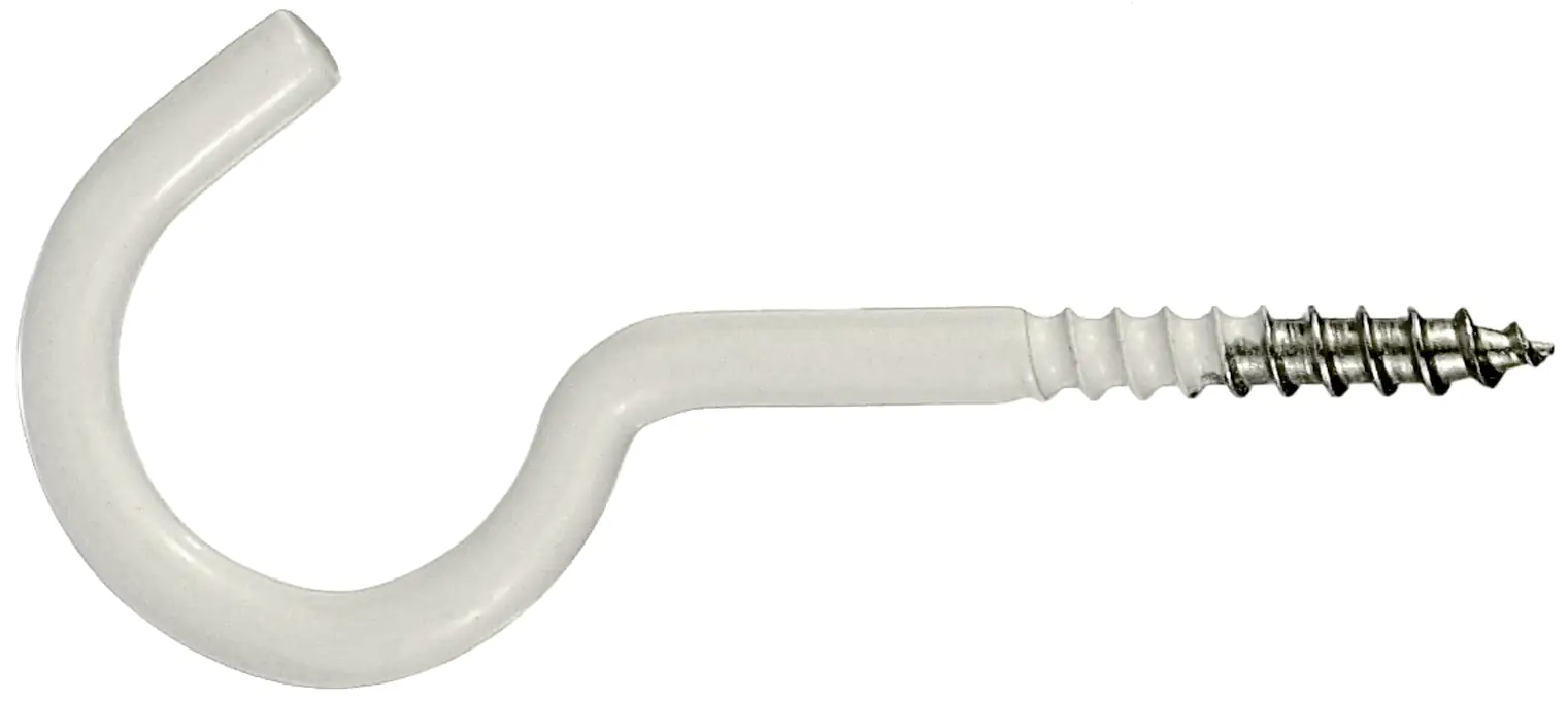 Connex Wäscheleinenhaken 5,2 x 80 mm weiß 1 Stück