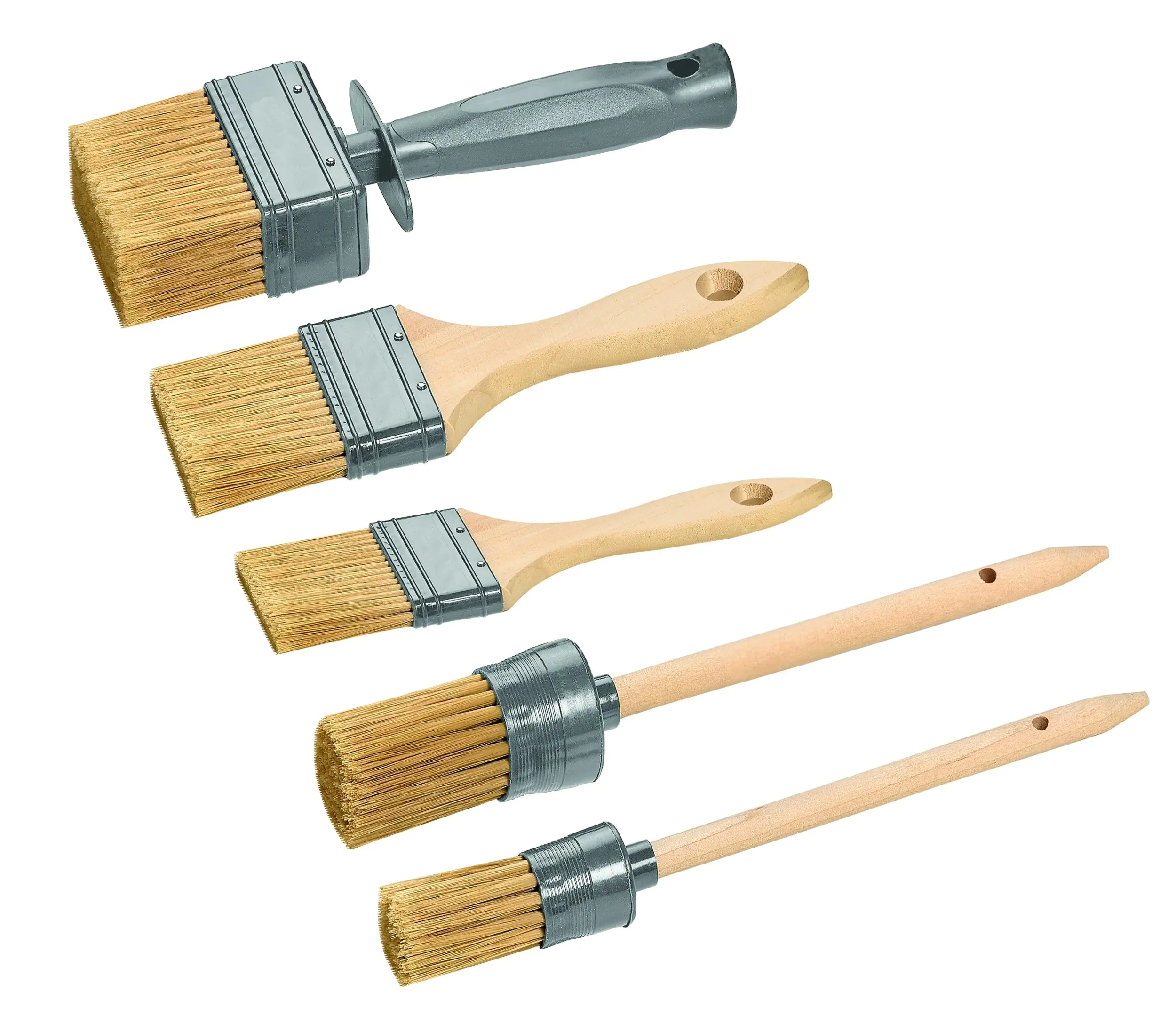 Basic Pinsel-Set 5-teilig inkl. Flachstreicher