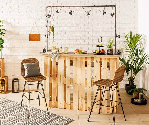 Palettenbar selber bauen