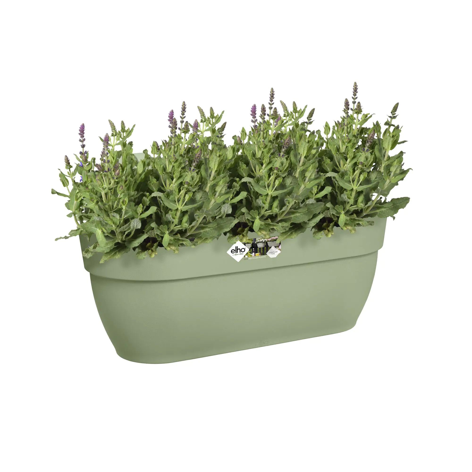 Elho Blumentopf zum Hängen Kunststoff grün 46 x 24,1 x 26,5 cm Vibia Campana Easy Large