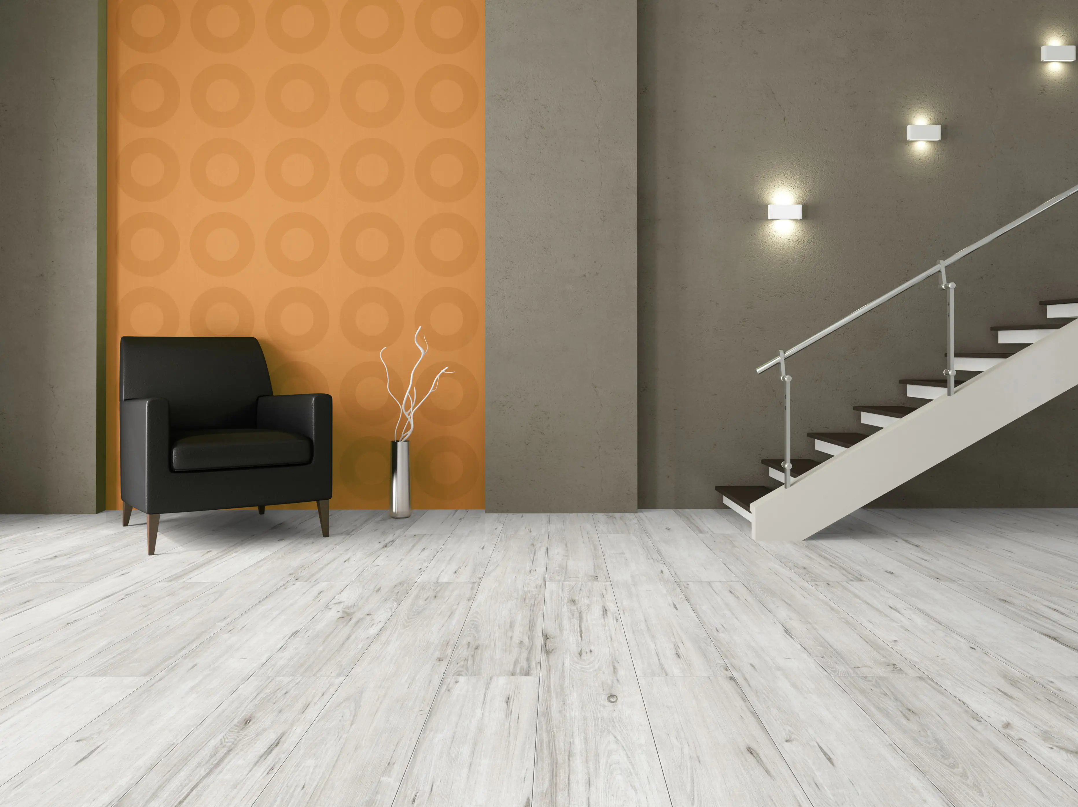 Classen Laminat 7 mm 4V 128,6 x 19,4 cm 7 mm Eiche grau rustikal