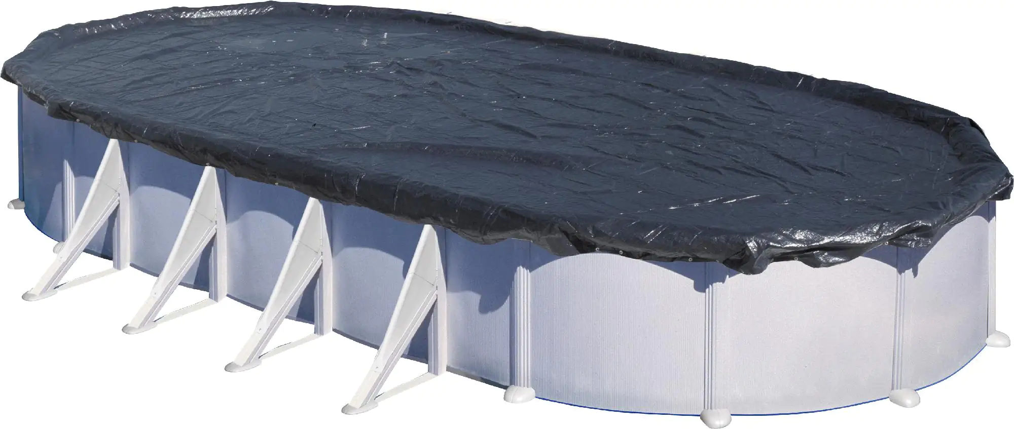 Gre Pool-Winterabdeckung oval 6,1 x 4,1 m
