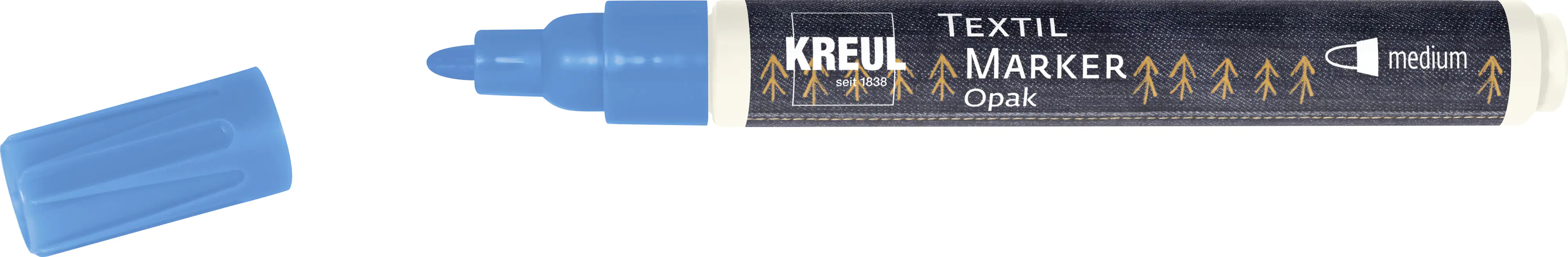 Kreul Javana texi mäx Opak Stoffmalfarbe für helle und dunkle Stoffe blau