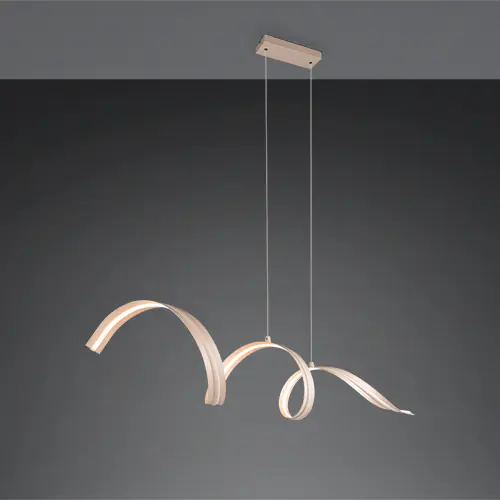 Reality LED-Pendelleuchte 109x19,5 cm Tivor warm beige 