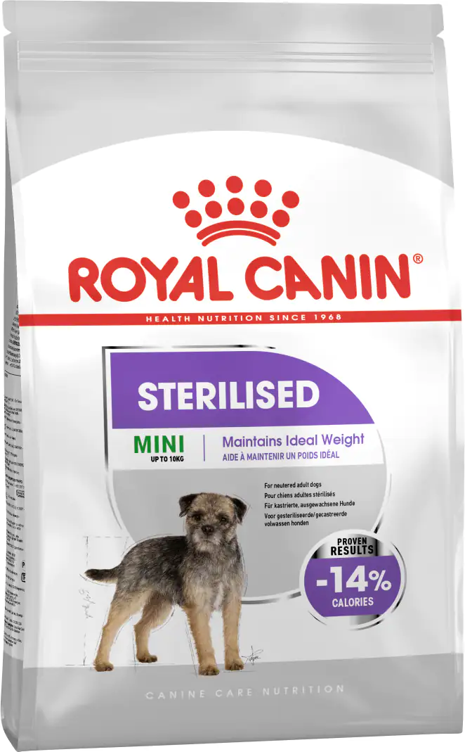 Royal Canin Sterilised Hundetrockenfutter Adult Mini 1 kg Geflügel 